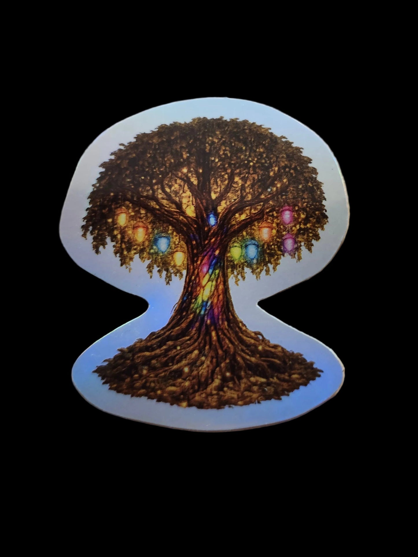 The Mysterious Acorn Tree Sticker