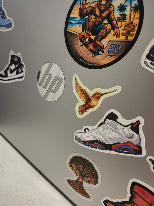 The Mysterious Acorn Tree Sticker